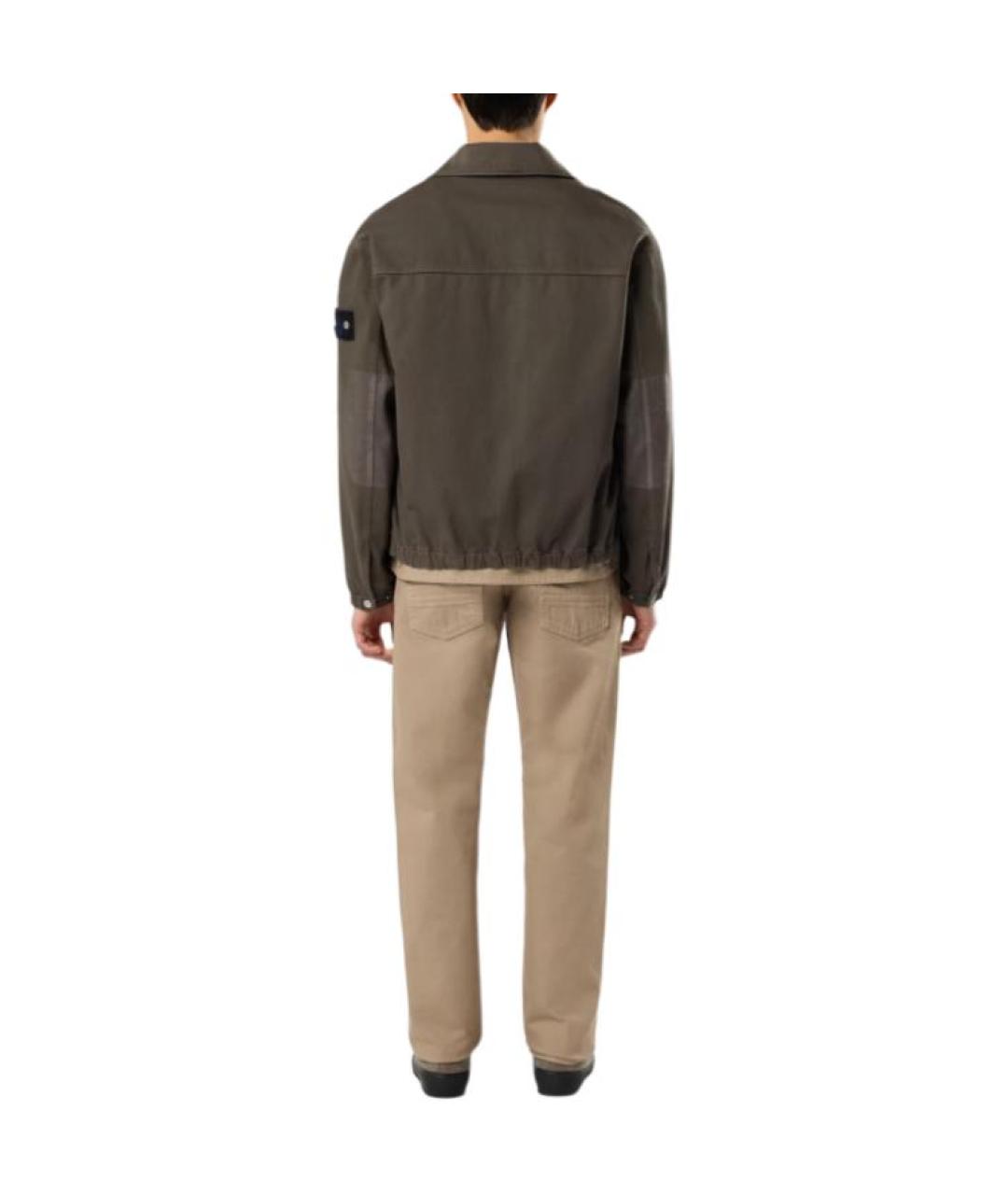 STONE ISLAND Коричневая куртка, фото 5