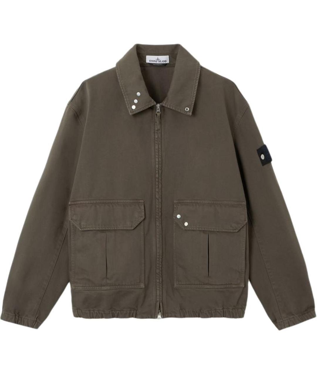 STONE ISLAND Коричневая куртка, фото 2