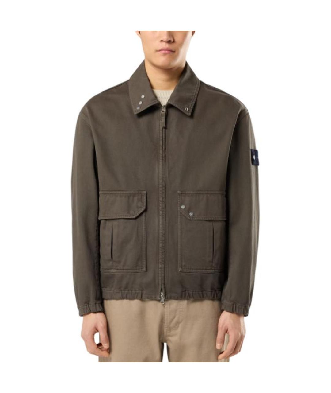 STONE ISLAND Коричневая куртка, фото 4