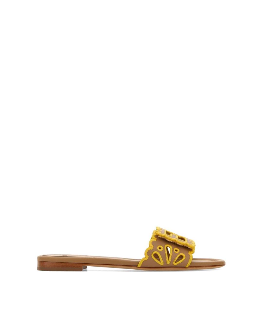 FENDI Кожаные сандалии, фото 1