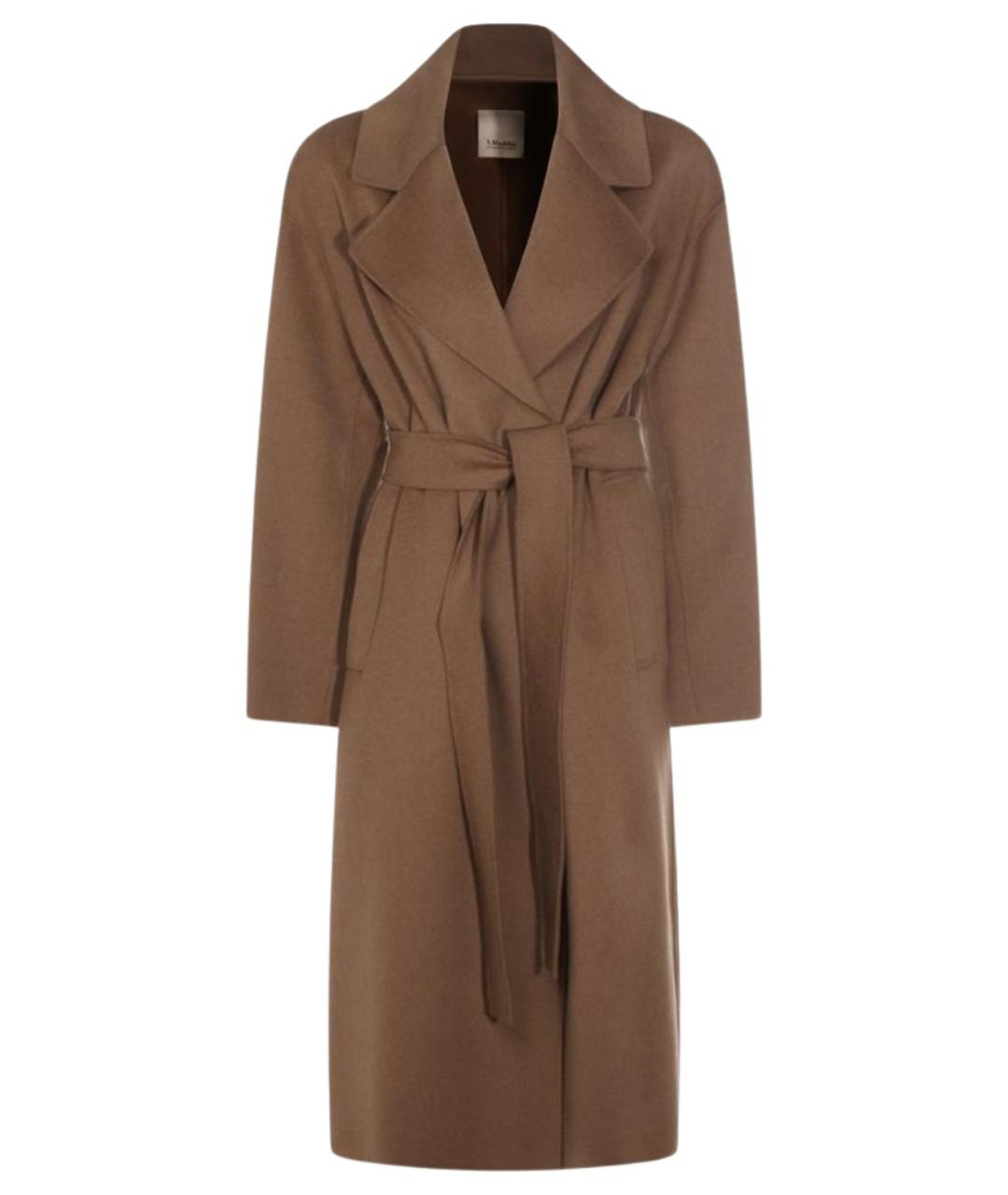 'S MAX MARA Бежевое кашемировое пальто, фото 1