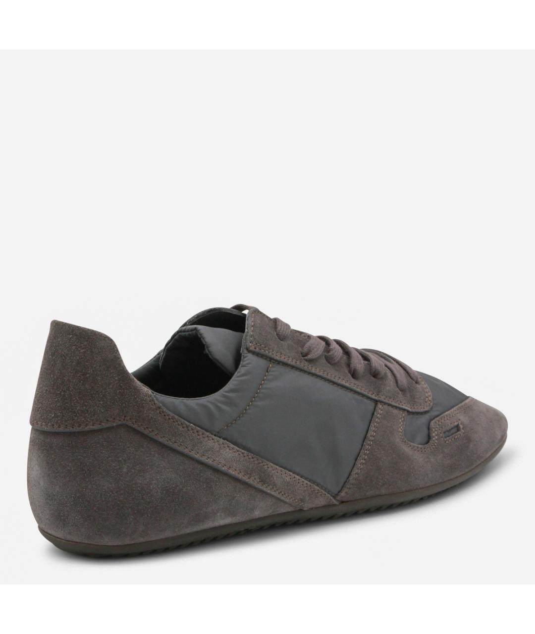 RICK OWENS Кожаные низкие кроссовки / кеды, фото 3