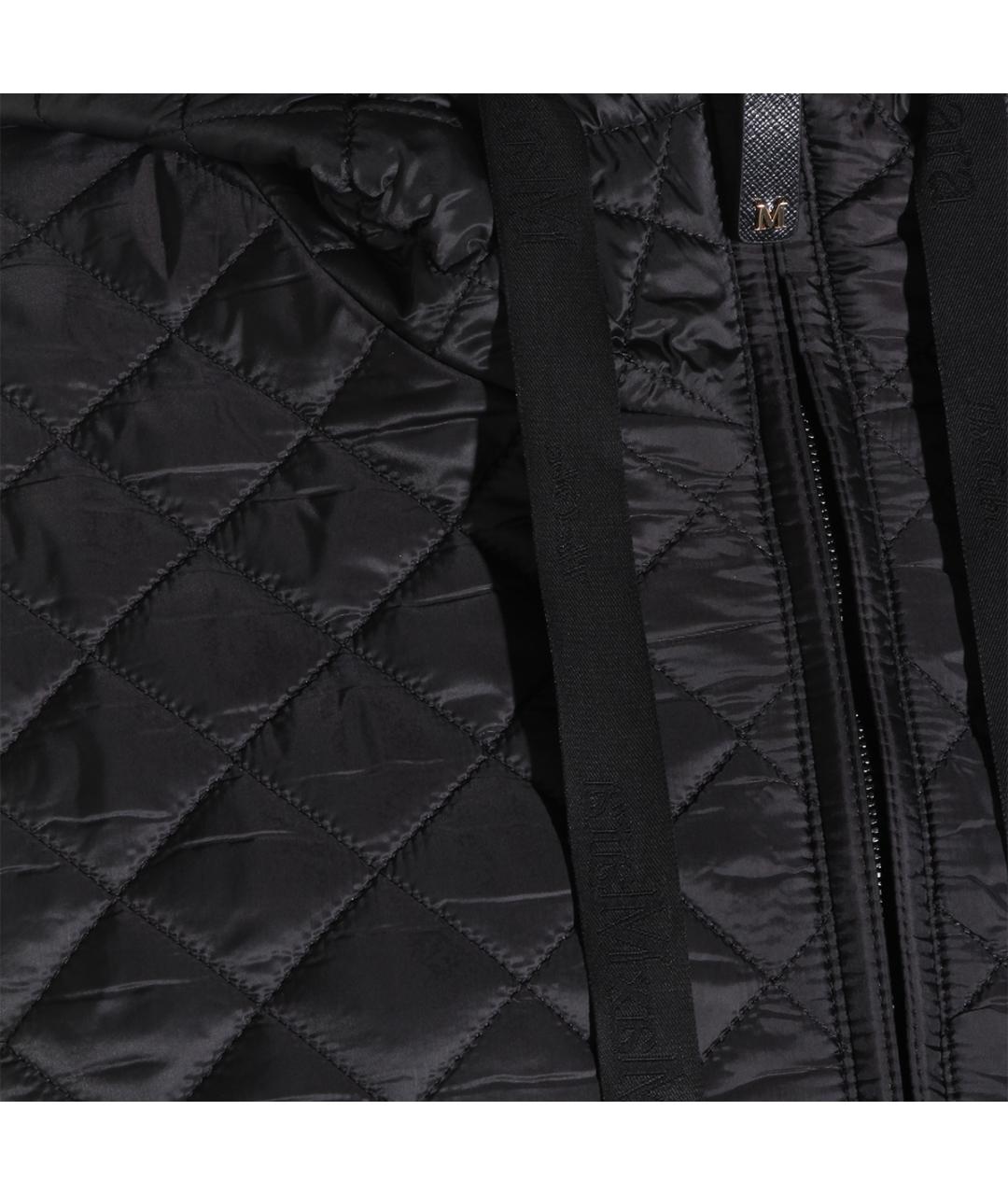 MAX MARA Черная полиэстеровая куртка, фото 4
