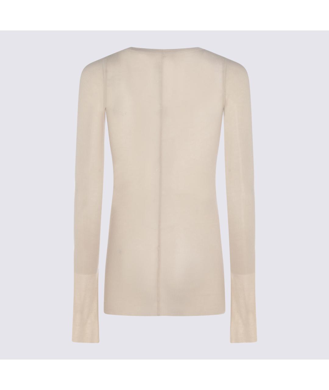 RICK OWENS Бежевый вискозный джемпер / свитер, фото 2