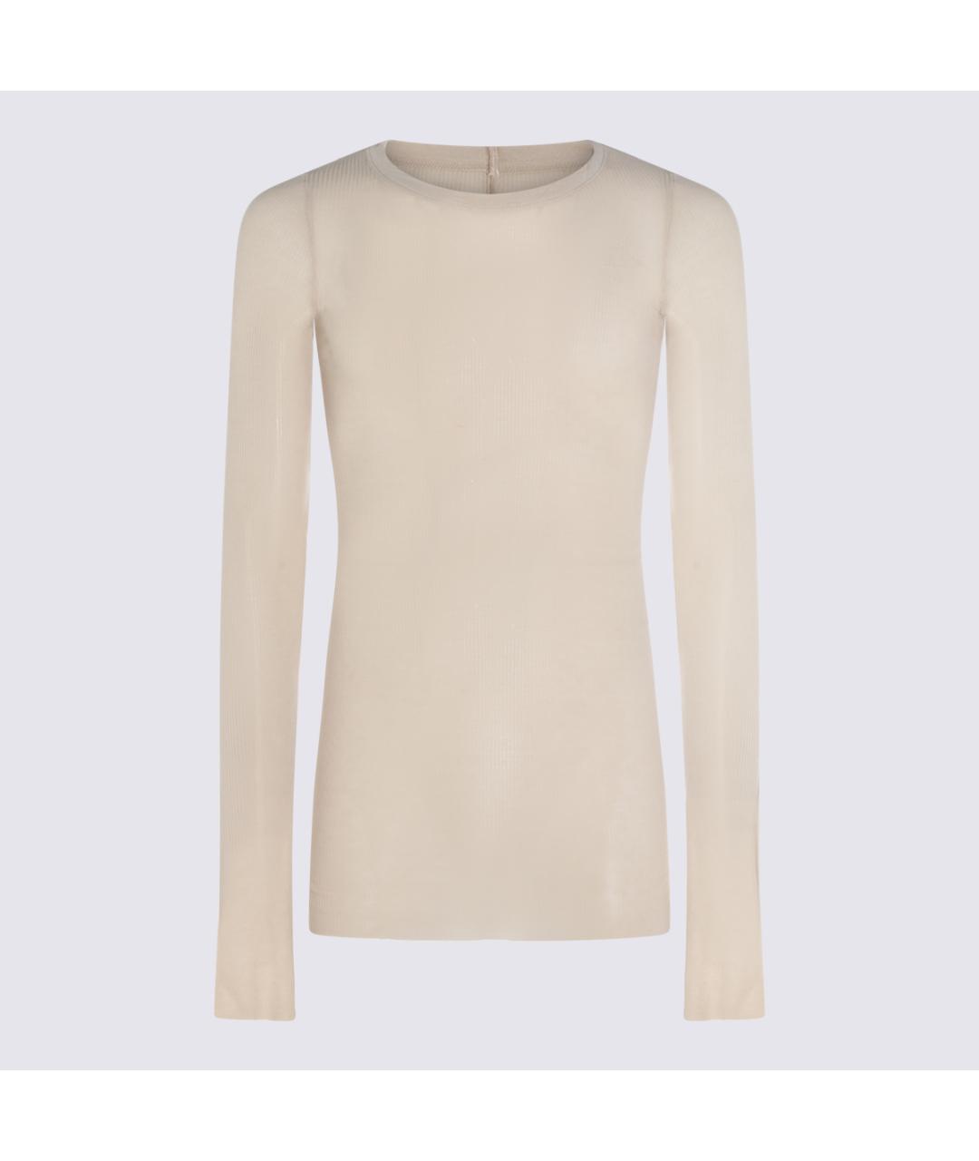 RICK OWENS Бежевый вискозный джемпер / свитер, фото 5