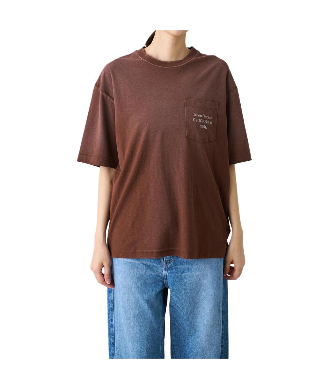 ACNE STUDIOS Красная футболка, фото 6