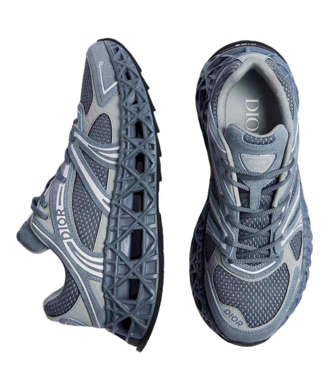 CHRISTIAN DIOR Синие низкие кроссовки / кеды, фото 4