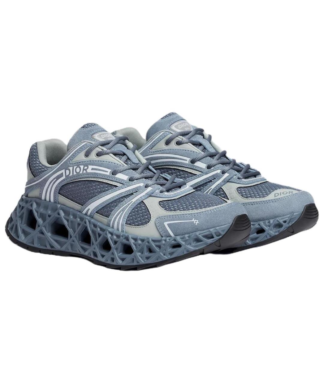 CHRISTIAN DIOR Синие низкие кроссовки / кеды, фото 3