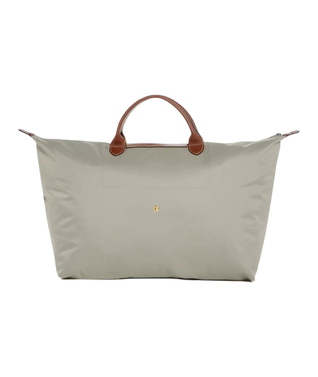 LONGCHAMP Серая сумка тоут, фото 3