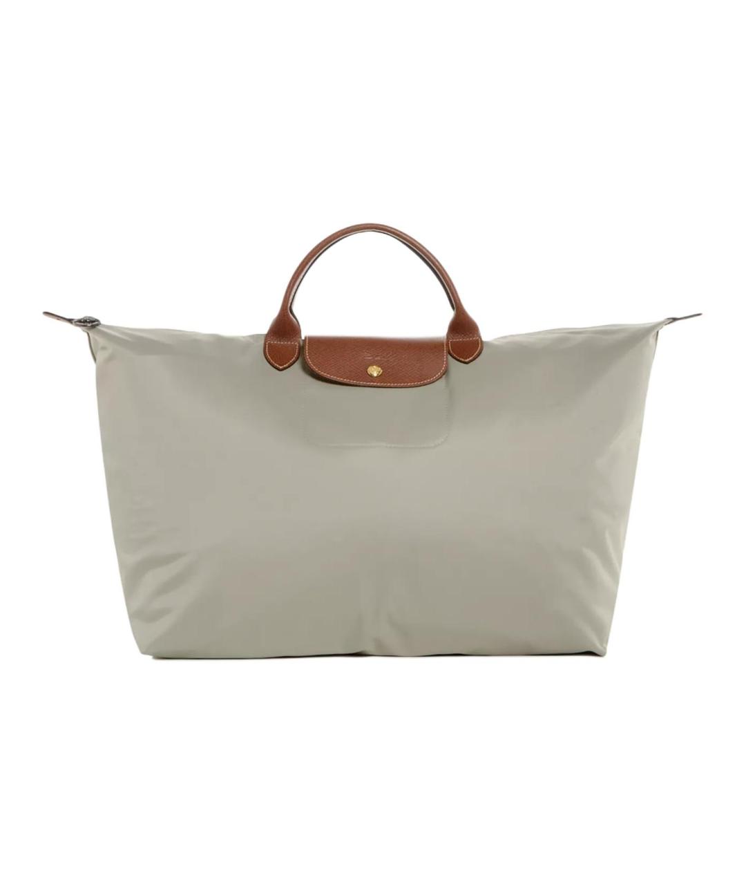 LONGCHAMP Серая сумка тоут, фото 1