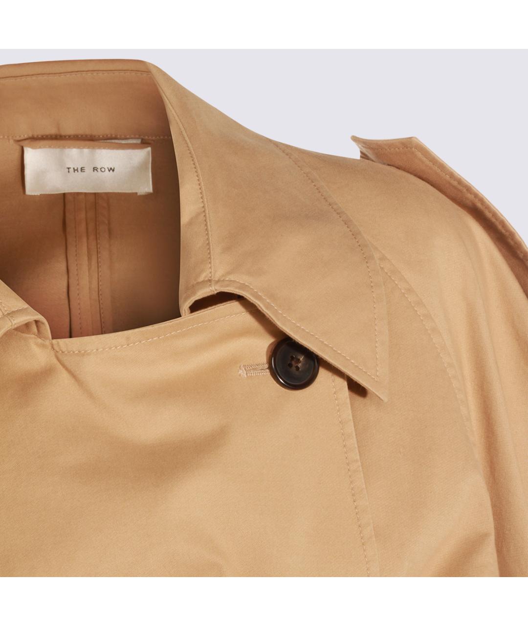 THE ROW Бежевый хлопковый тренч/плащ, фото 4