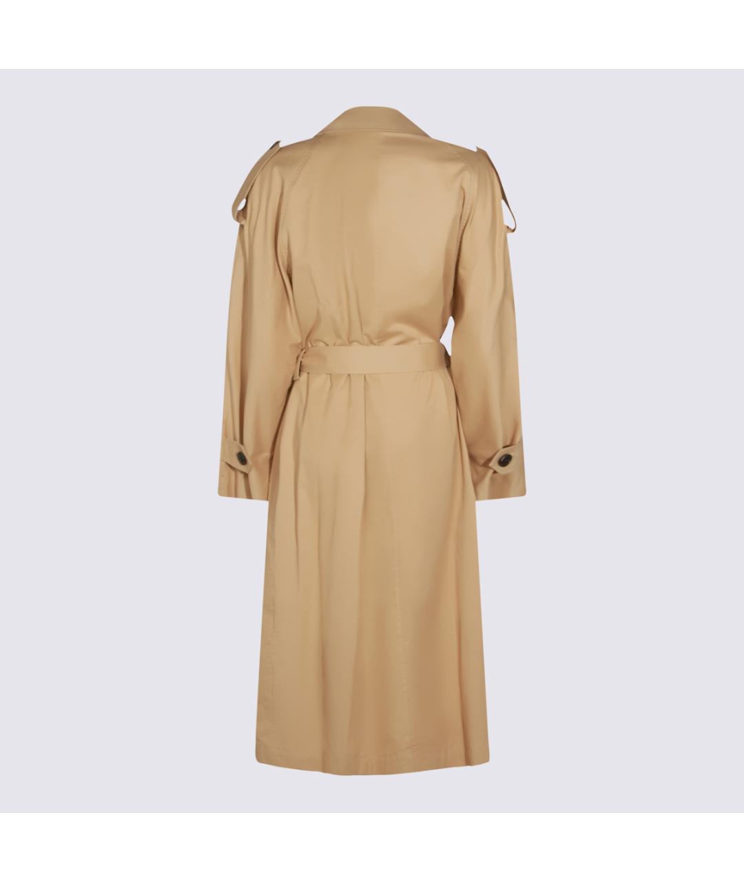 THE ROW Бежевый хлопковый тренч/плащ, фото 2