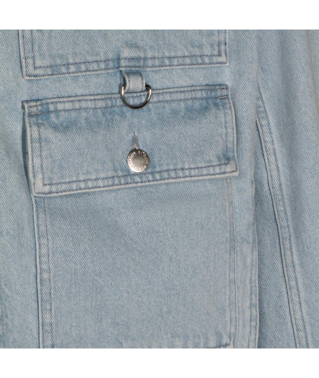 MAISON KITSUNE Синяя хлопковая куртка, фото 3