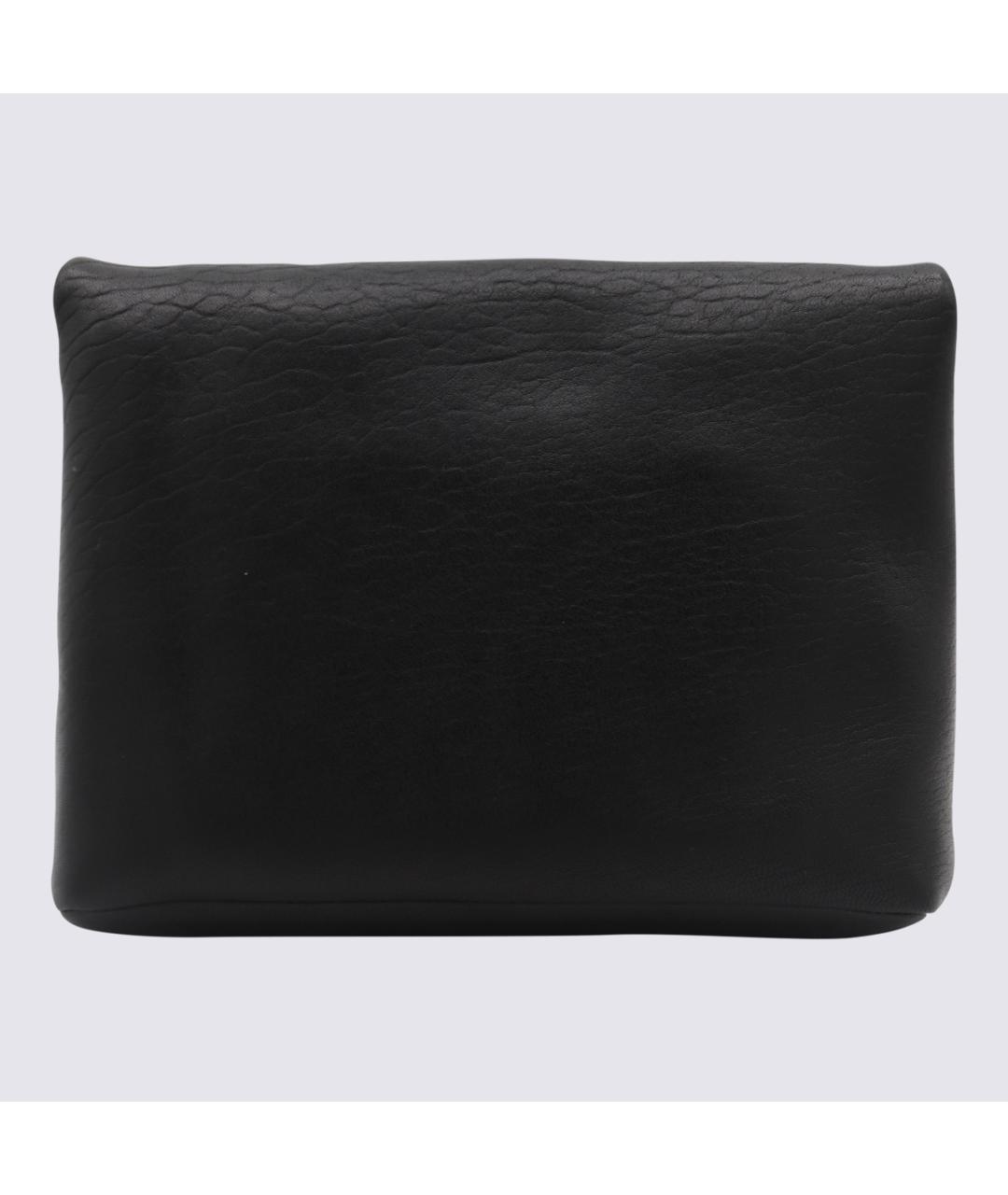 SAINT LAURENT Черная кожаная сумка на плечо, фото 2