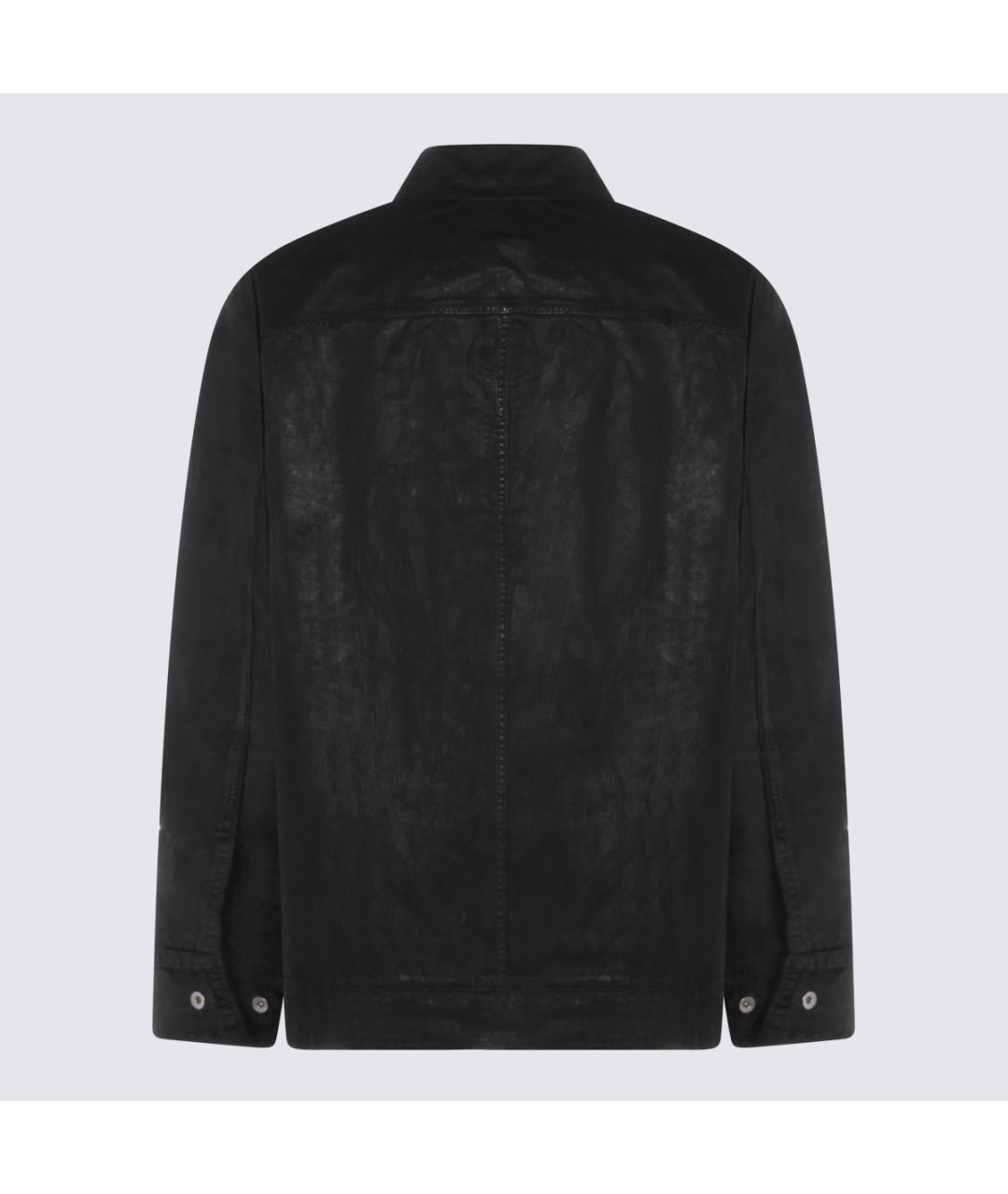 RICK OWENS DRKSHDW Черная хлопковая куртка, фото 2