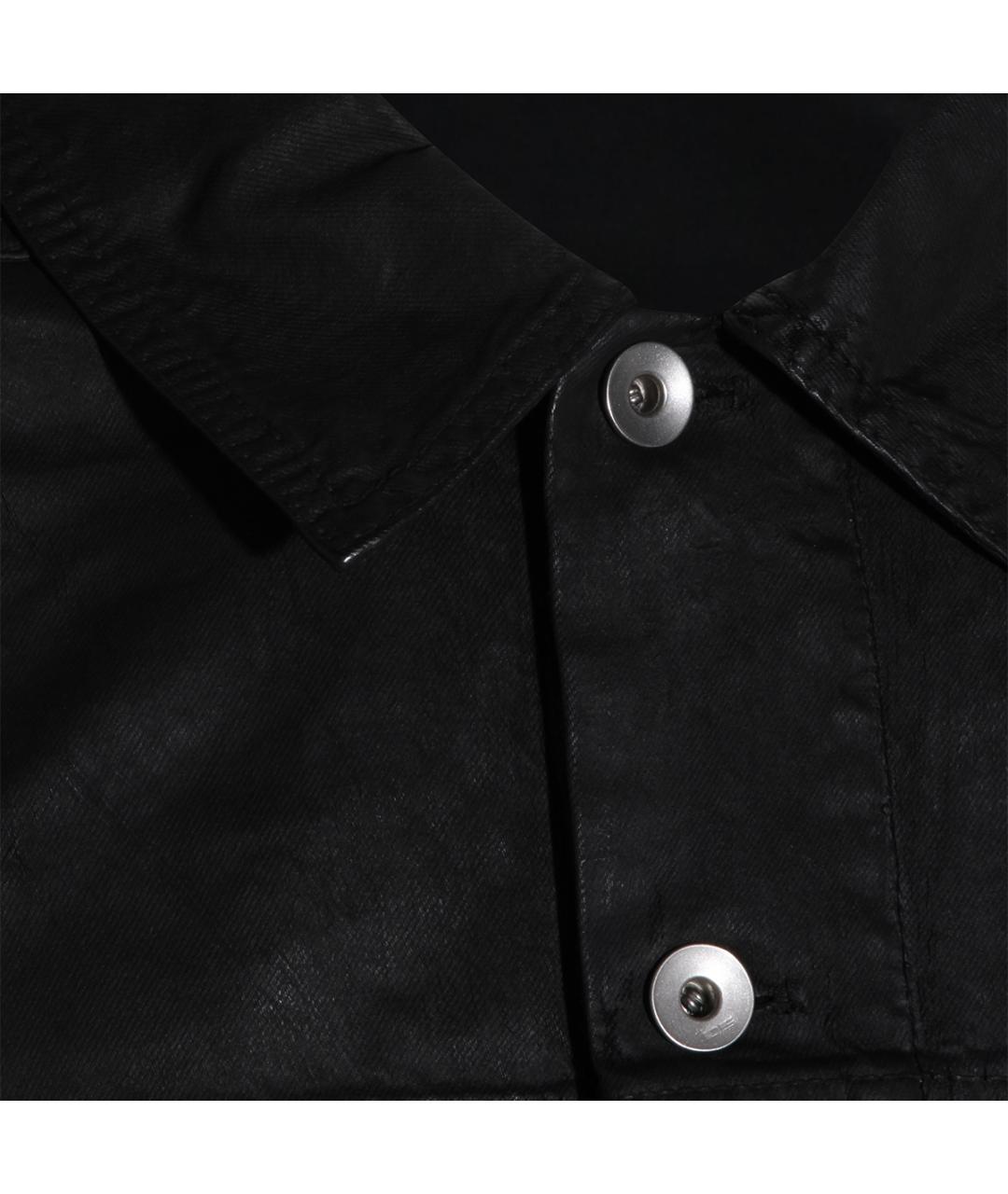 RICK OWENS DRKSHDW Черная хлопковая куртка, фото 3