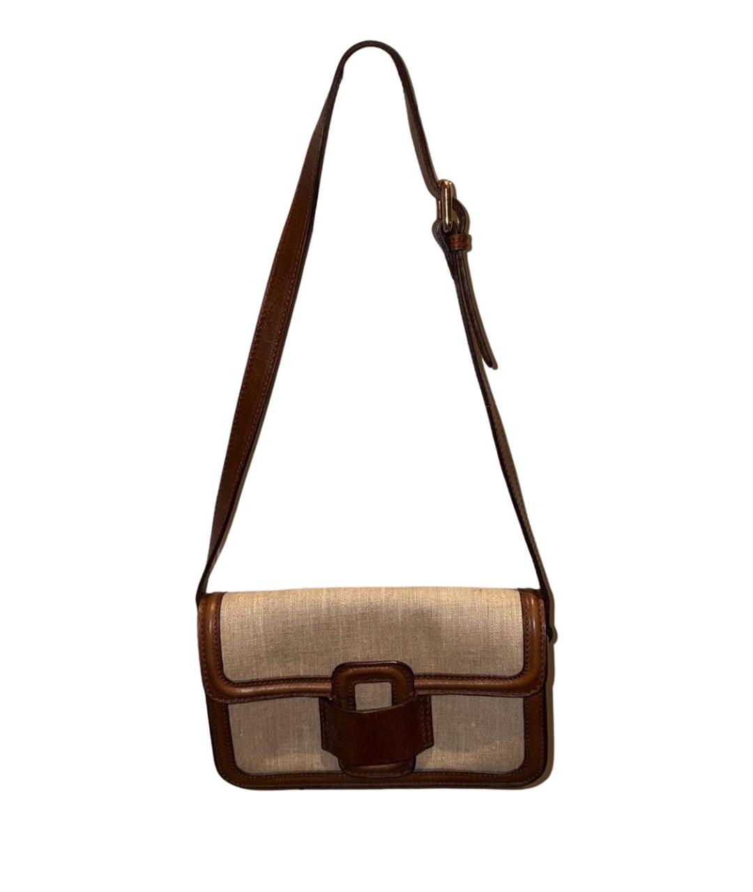 SANDRO Бежевая сумка через плечо, фото 1