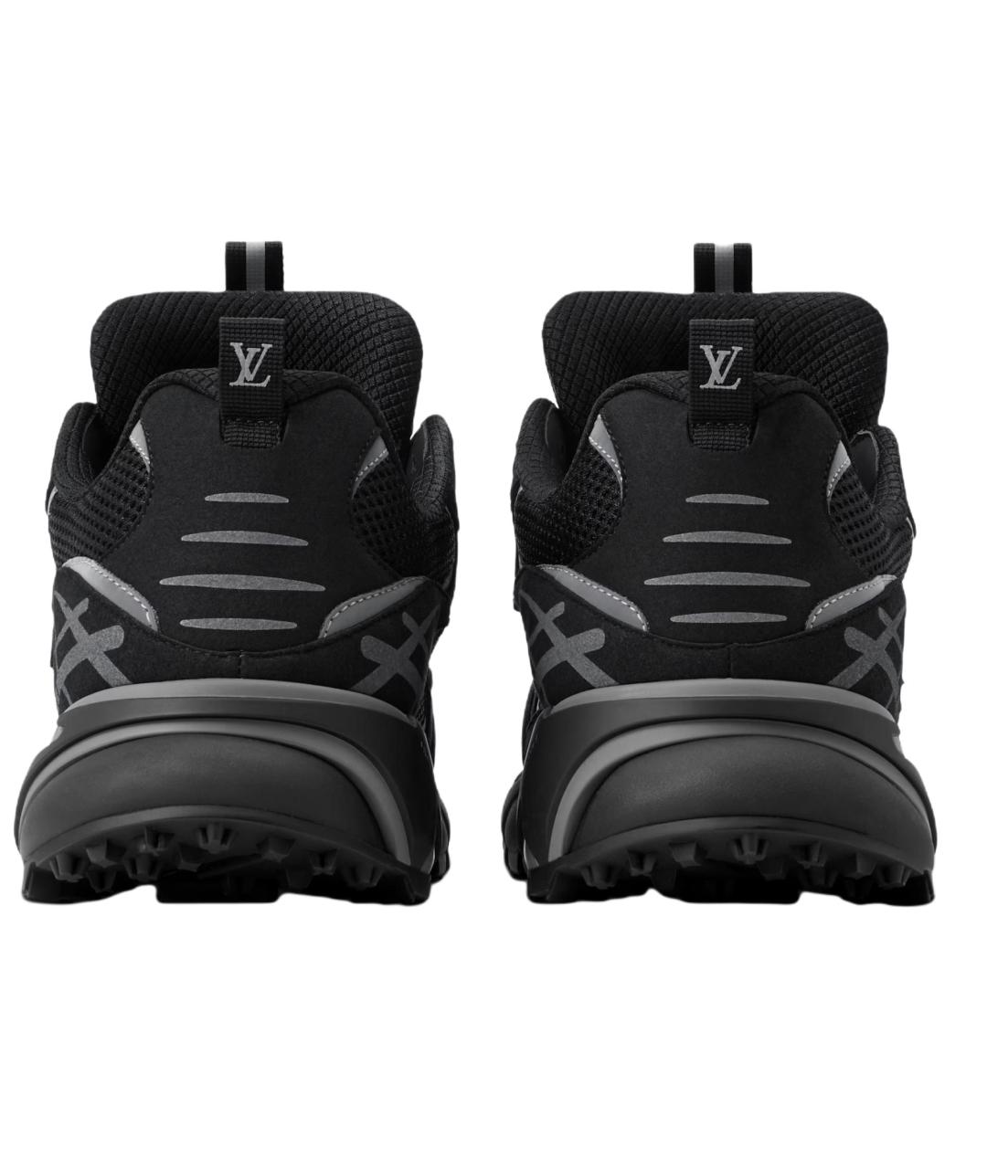 LOUIS VUITTON Черные низкие кроссовки / кеды, фото 5