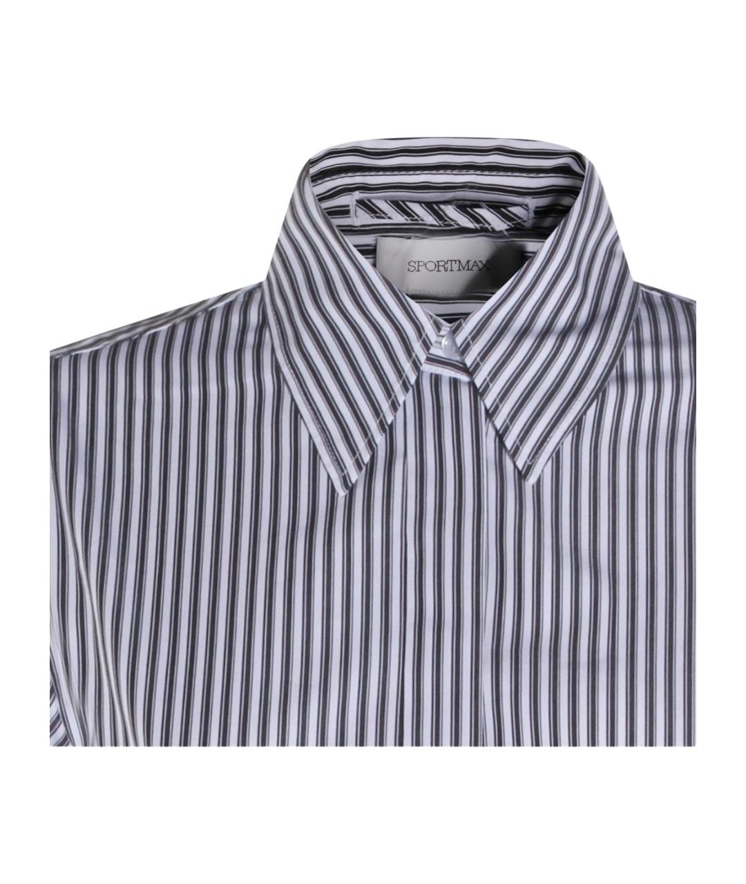 SPORTMAX Мульти хлопковая рубашка, фото 4