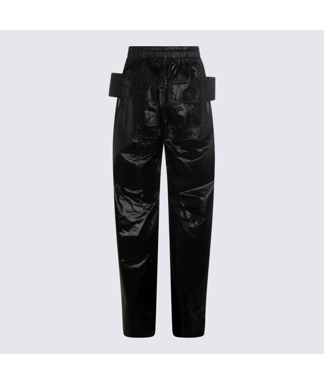 RICK OWENS DRKSHDW Черные полиамидовые повседневные брюки, фото 2