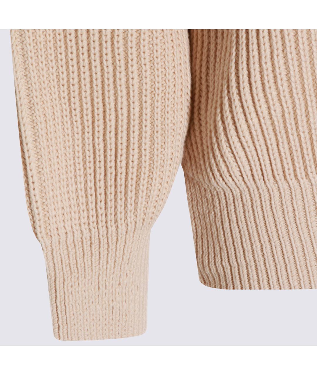 SAINT LAURENT Коричневый хлопковый джемпер / свитер, фото 4