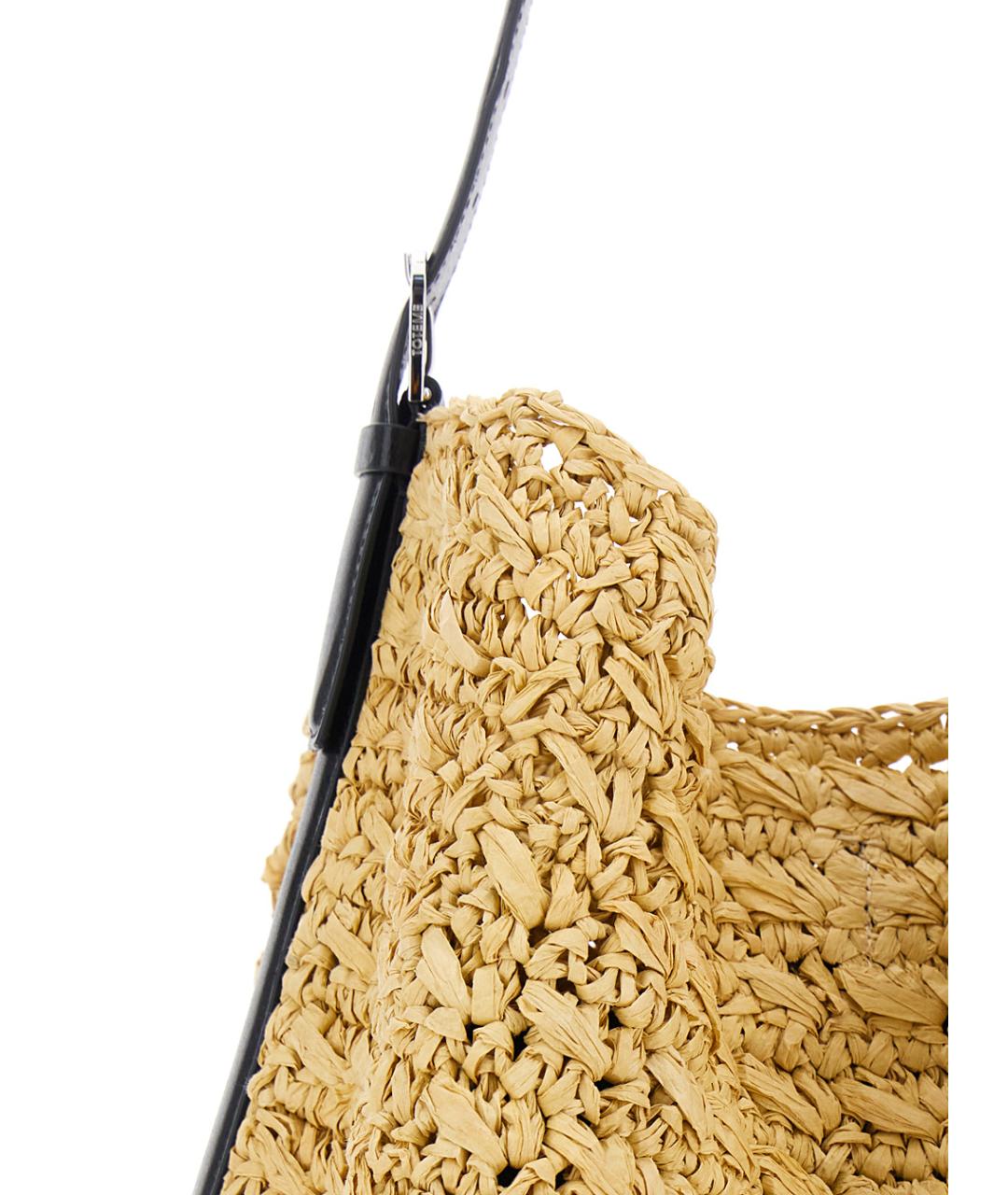 TOTEME Бежевая пелетеная сумка тоут, фото 3