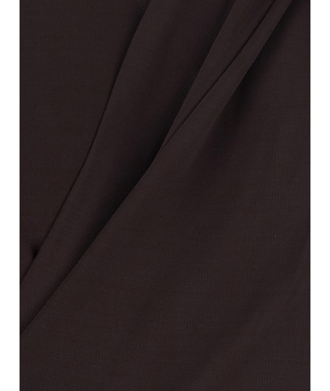 SEMICOUTURE Коричневое вискозное платье, фото 3