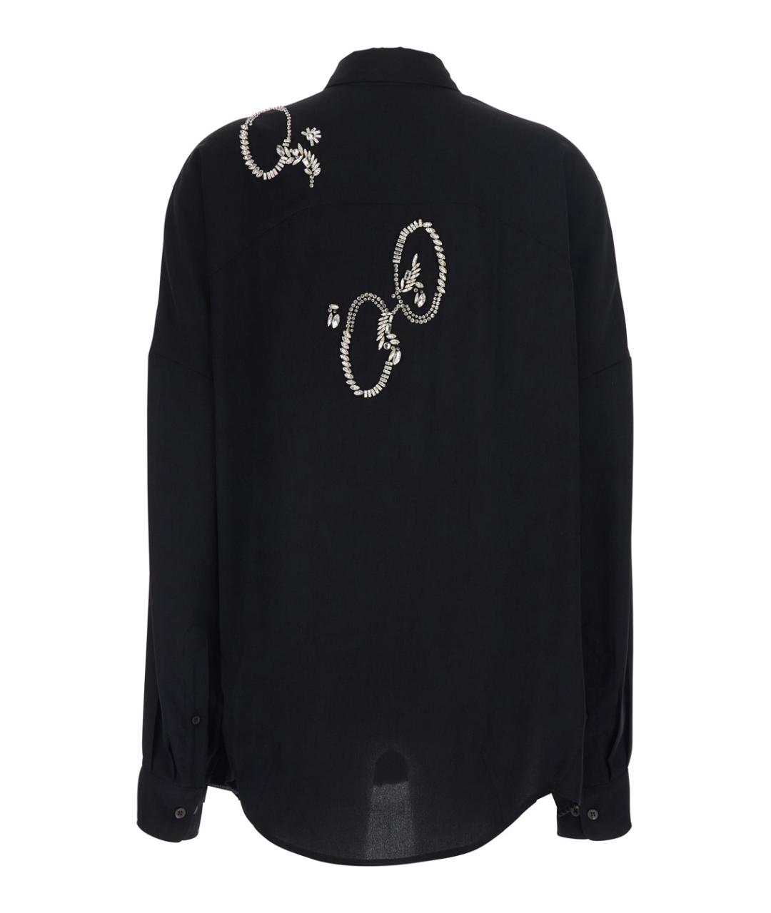 DRIES VAN NOTEN Черная вискозная блузы, фото 2