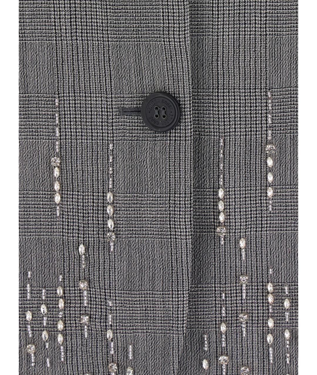 GOLDEN GOOSE DELUXE BRAND Серый шерстяной жакет/пиджак, фото 3