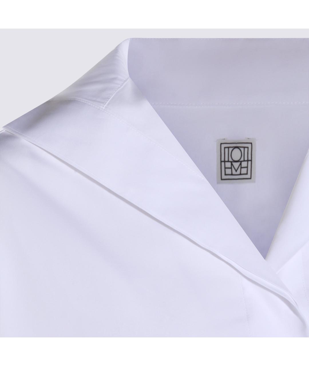 TOTEME Белая хлопковая рубашка, фото 4