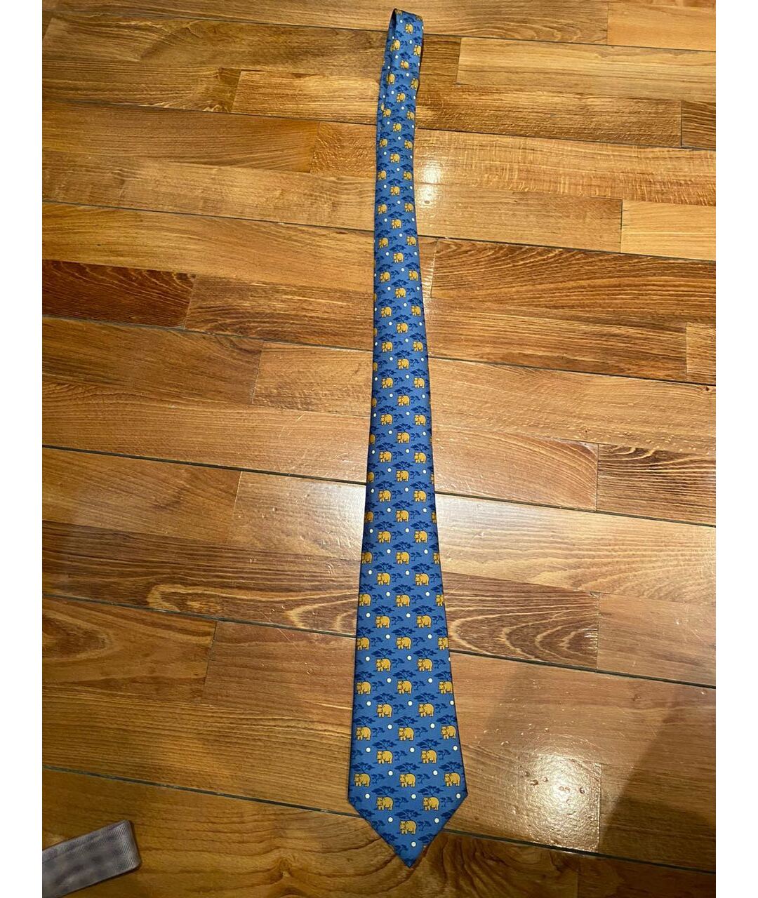 HERMES PRE-OWNED Мульти шелковый галстук, фото 5