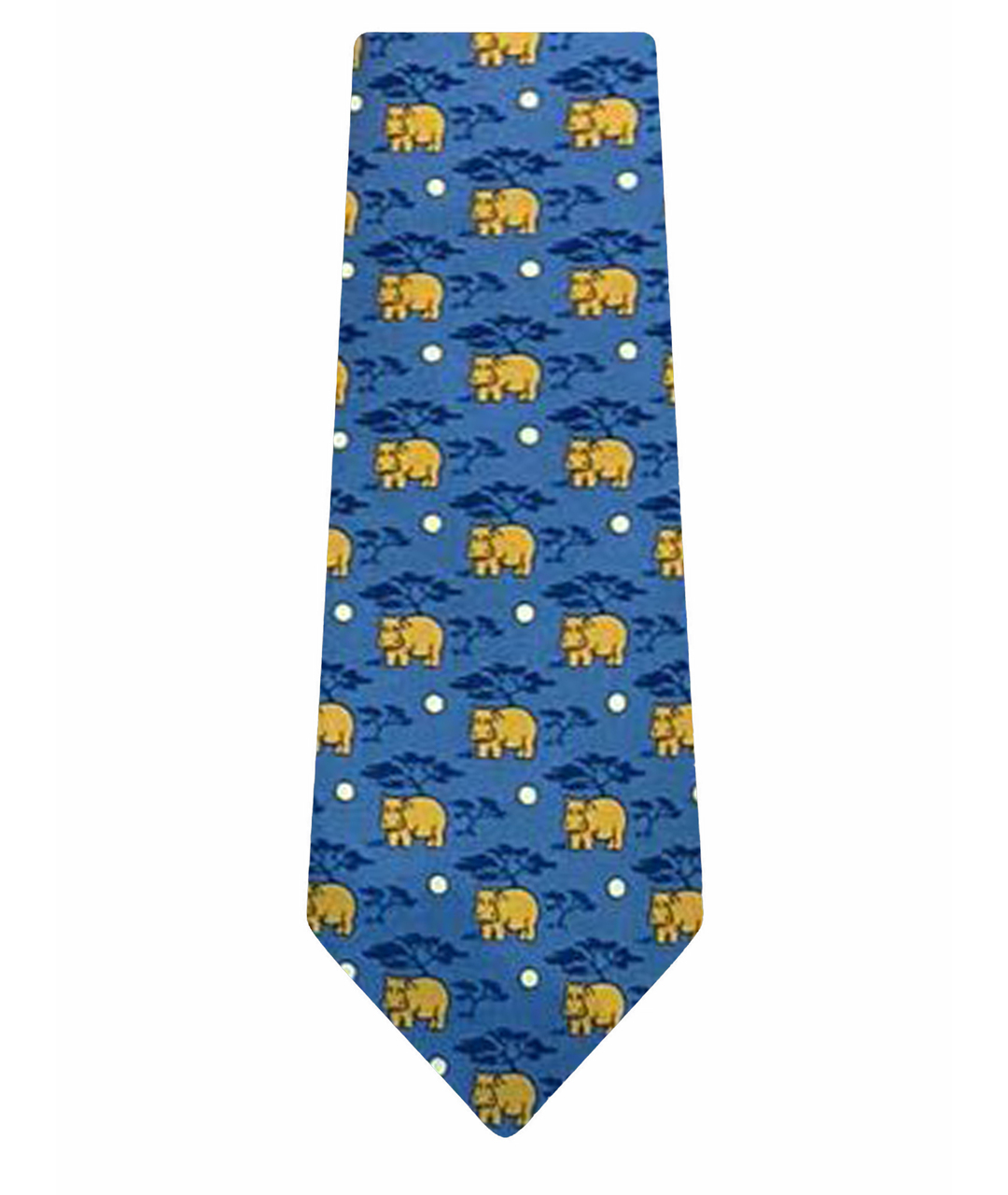HERMES PRE-OWNED Мульти шелковый галстук, фото 1
