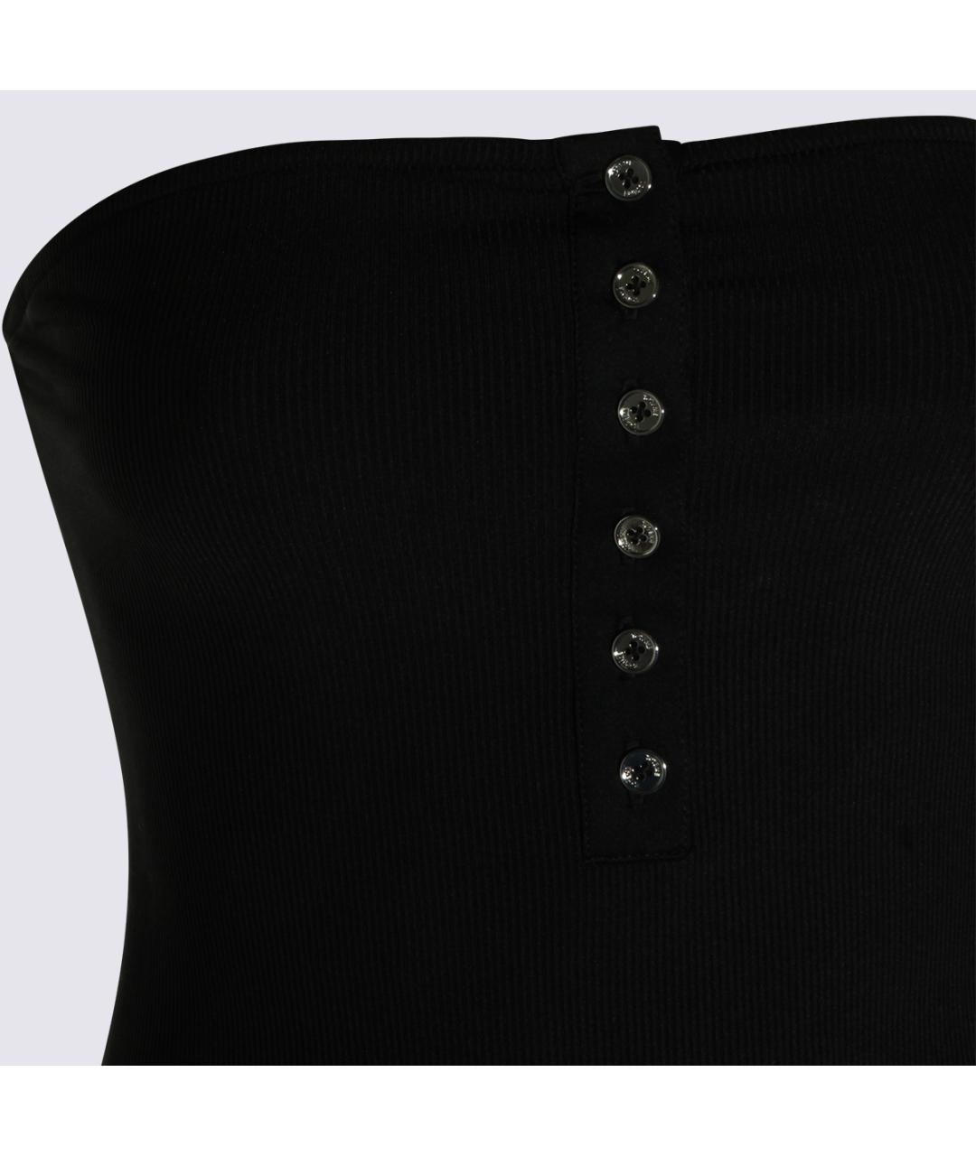 TOTEME Черный хлопковый купальник, фото 3