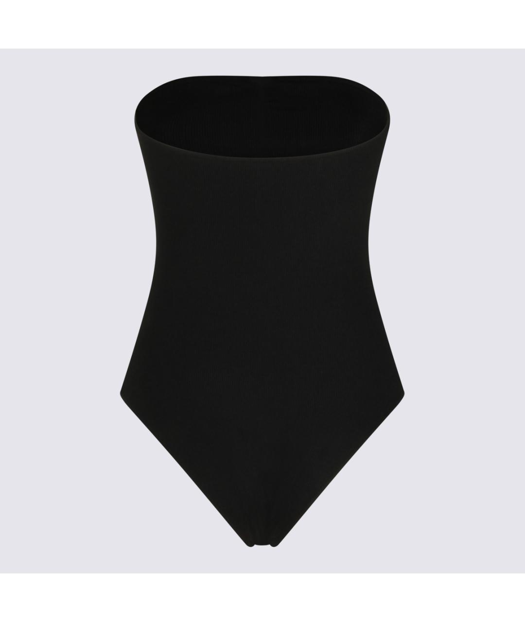 TOTEME Черный хлопковый купальник, фото 2