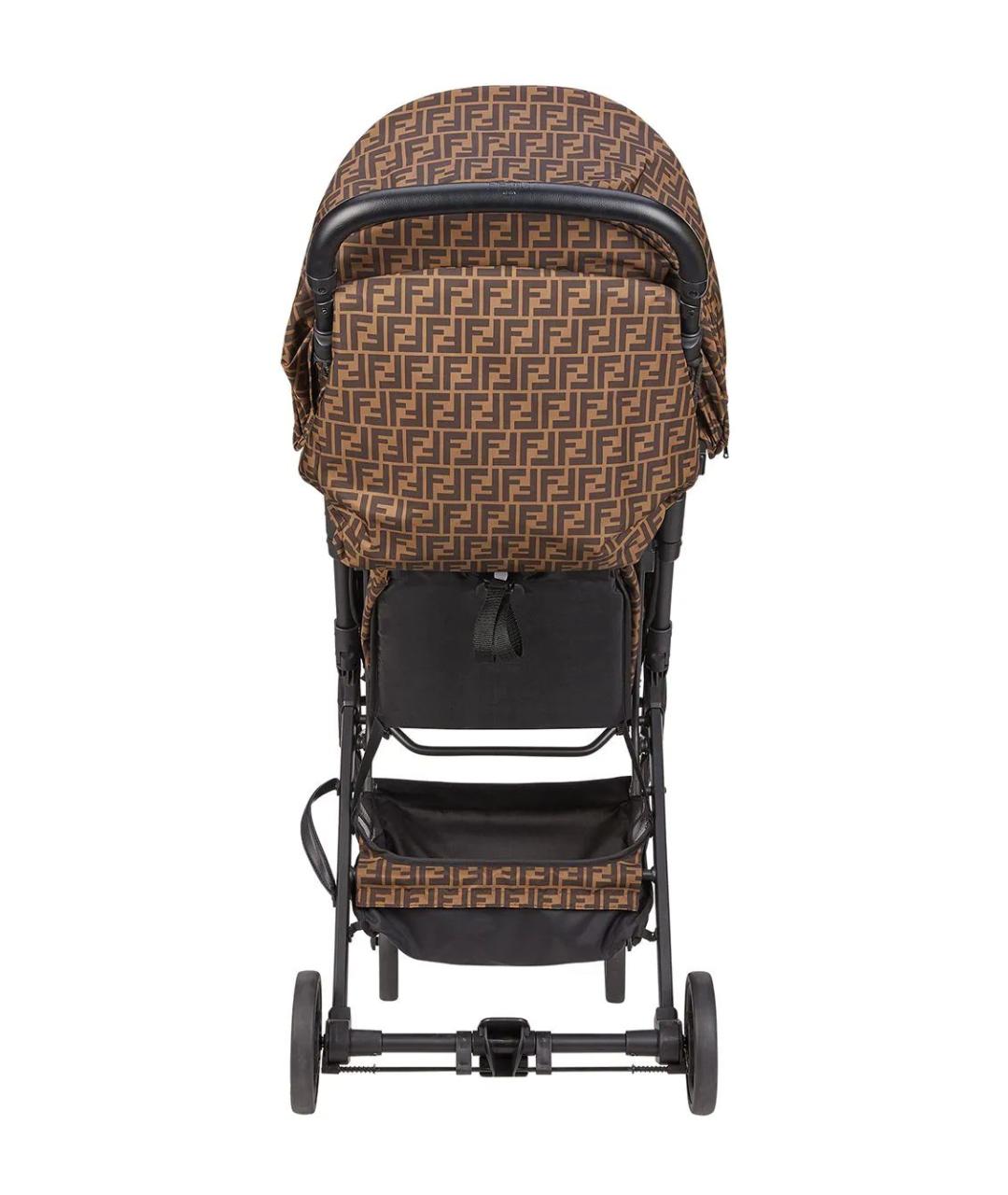 FENDI Коричневая коляска, фото 2