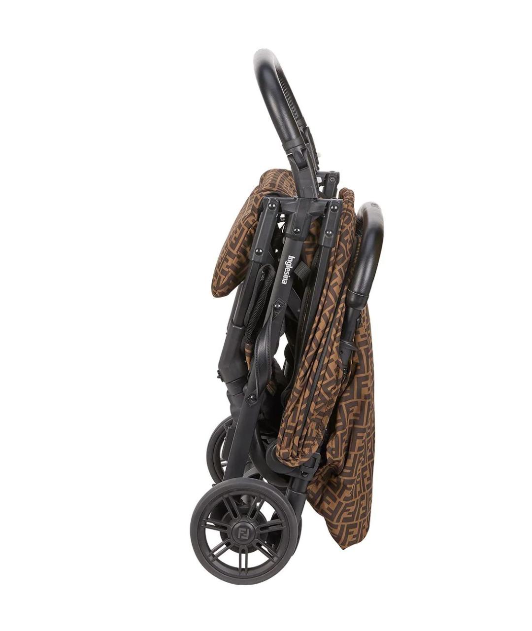 FENDI Коричневая коляска, фото 4