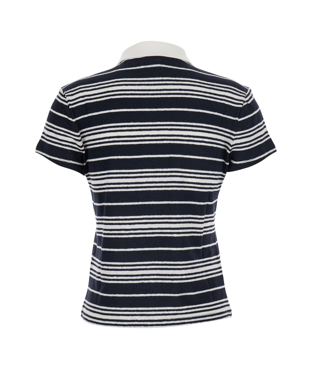 FRAME Черная хлопковая футболка, фото 2