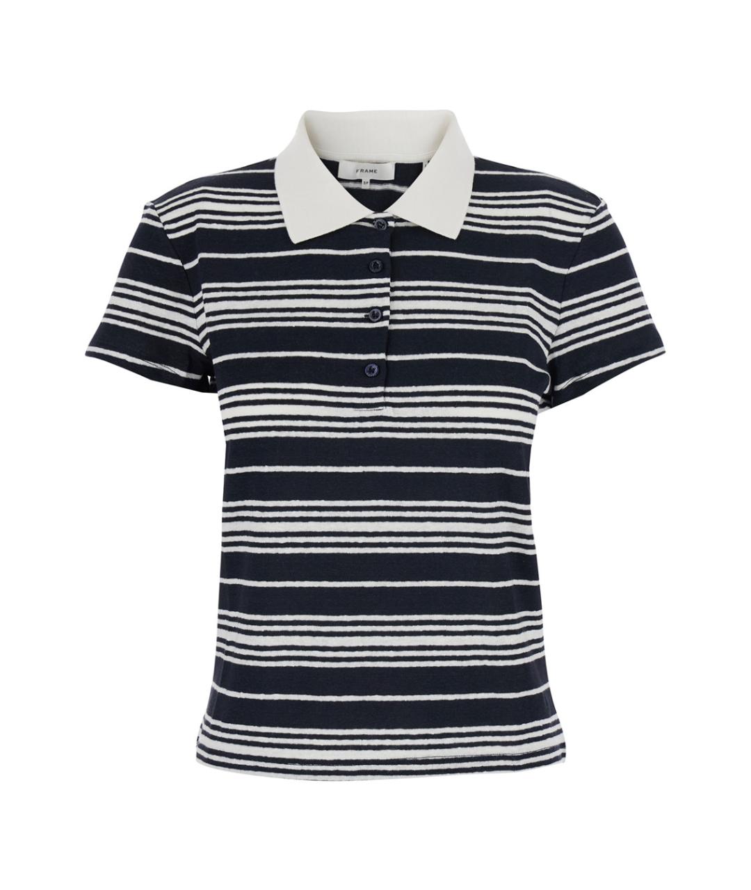 FRAME Черная хлопковая футболка, фото 1