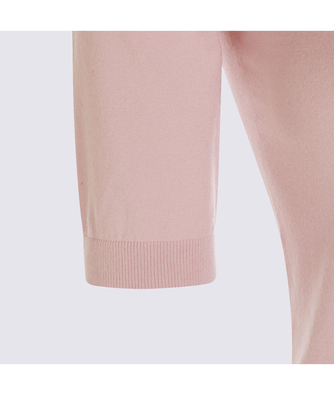 MAX MARA Розовая вискозная футболка, фото 3