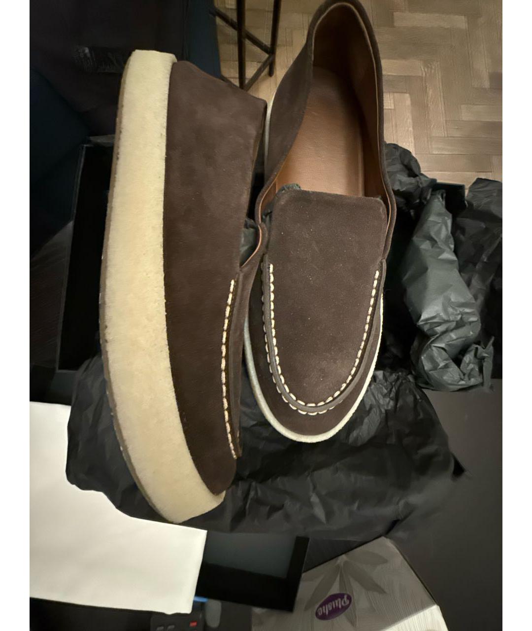 MARSELL Коричневые замшевые лоферы, фото 5