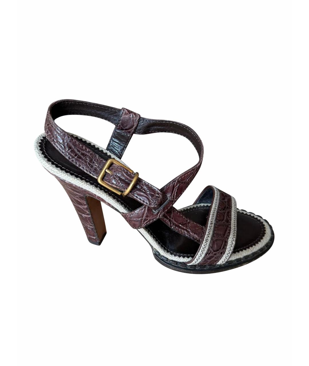 MARSELL Коричневые замшевые лоферы, фото 6