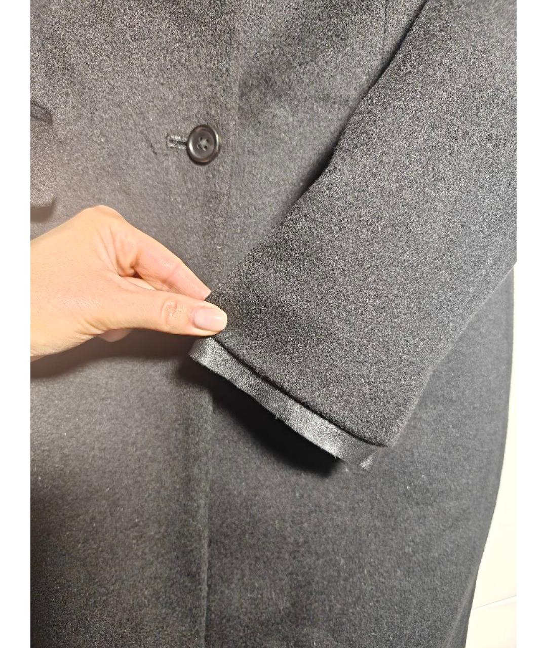 JOSEPH Черное шерстяное пальто, фото 6