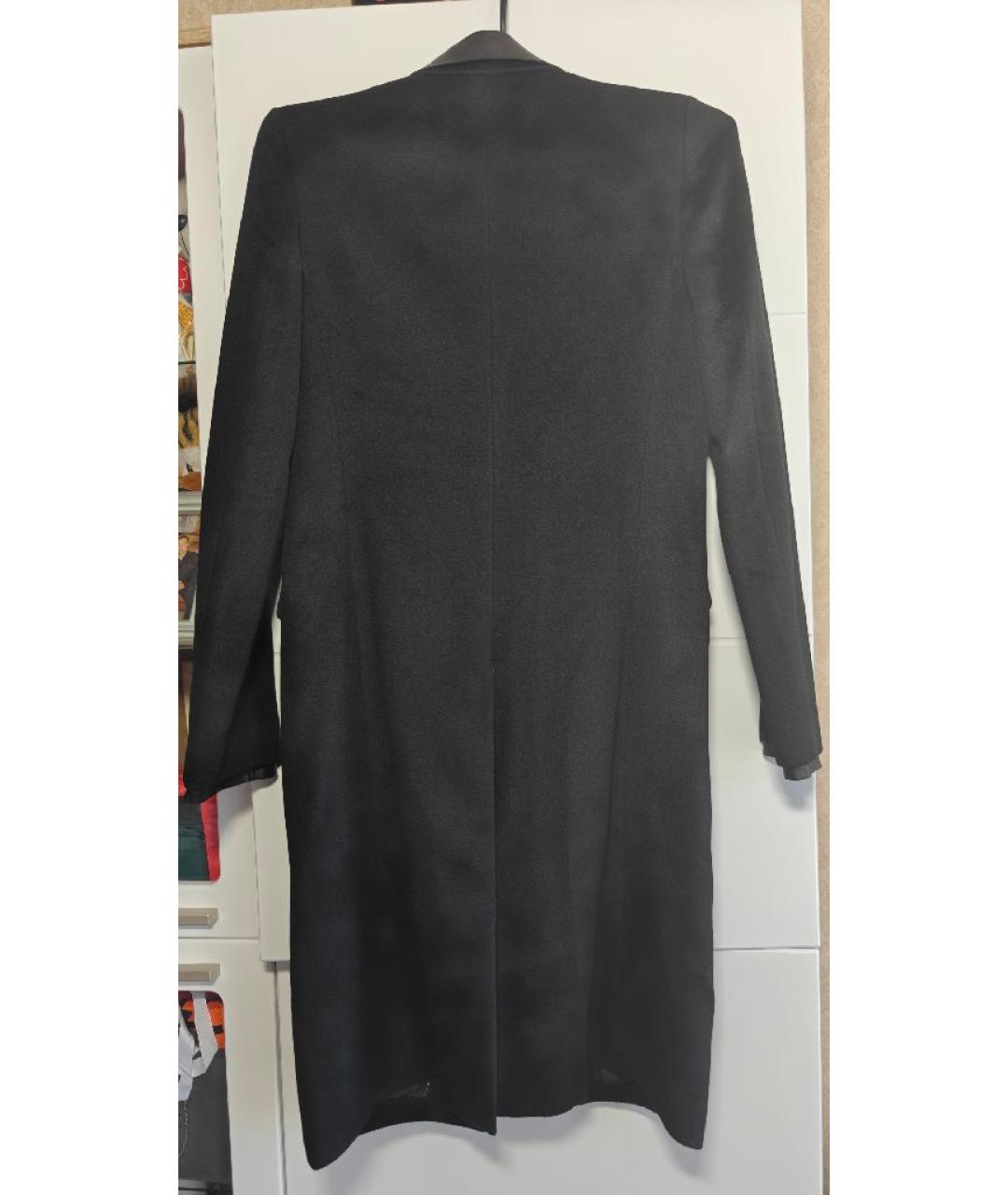 JOSEPH Черное шерстяное пальто, фото 2