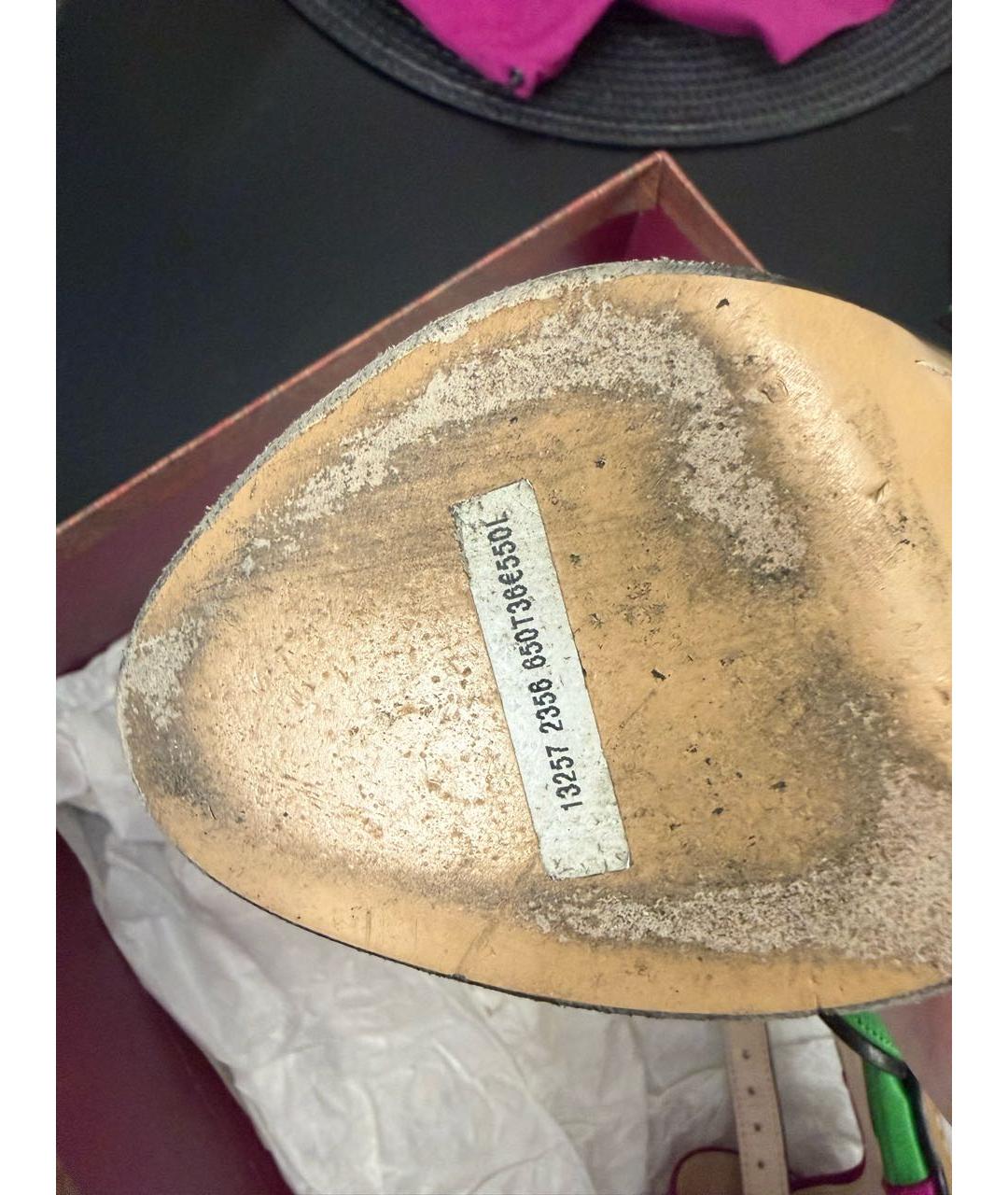 ETRO Мульти текстильные босоножки, фото 5