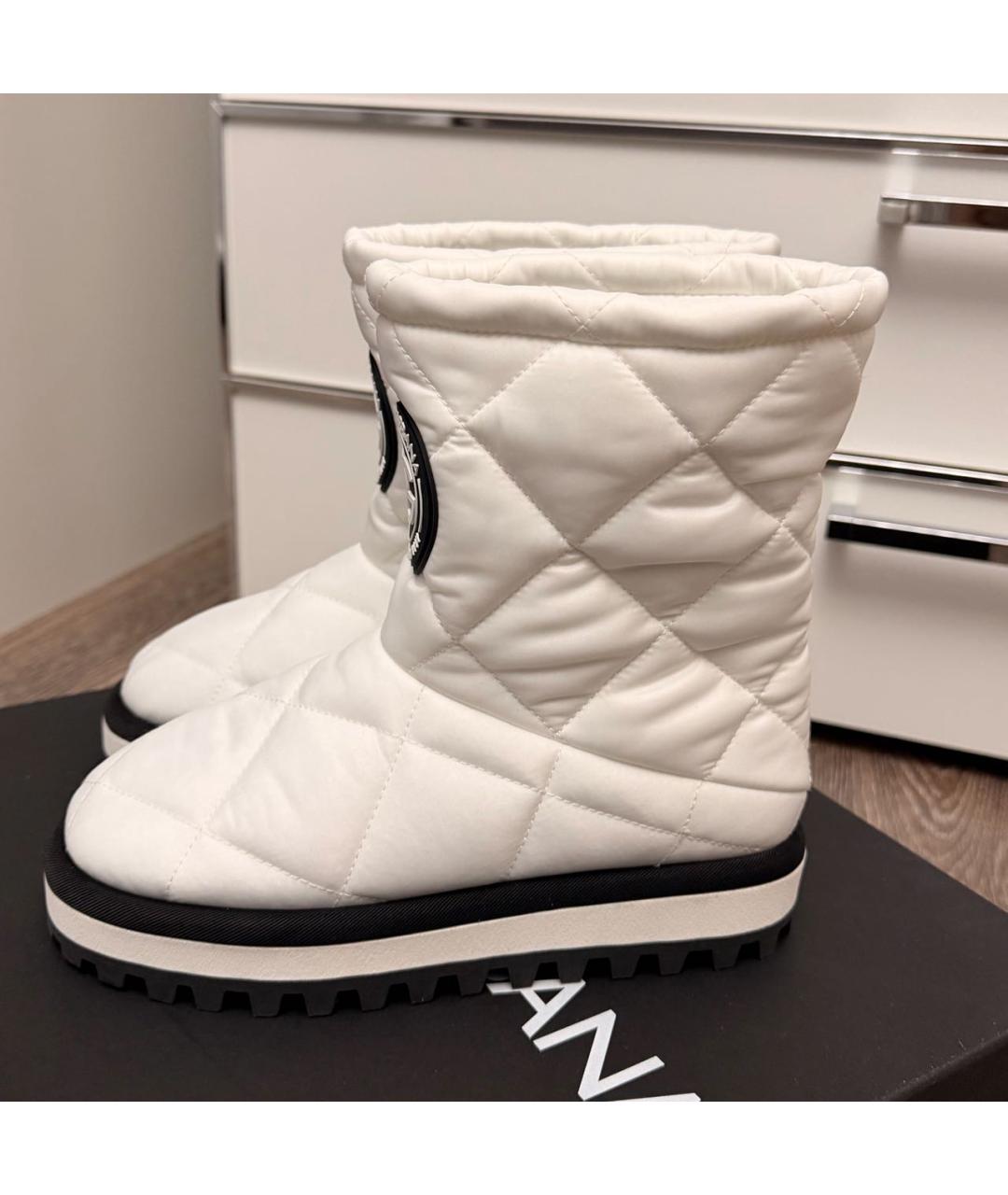 DOLCE&GABBANA Белые полусапоги, фото 8