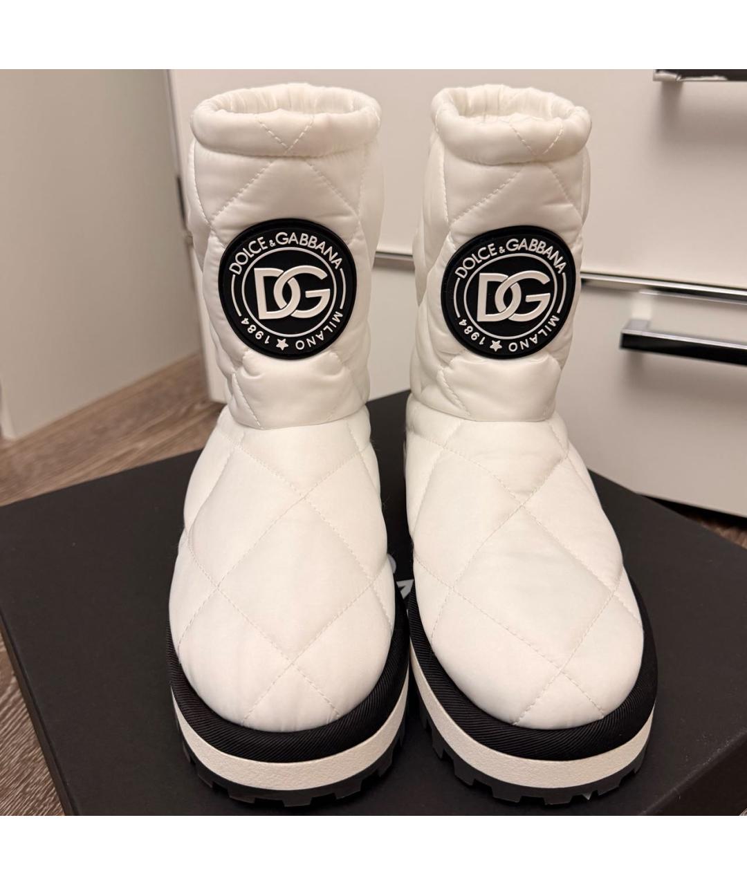DOLCE&GABBANA Белые полусапоги, фото 2