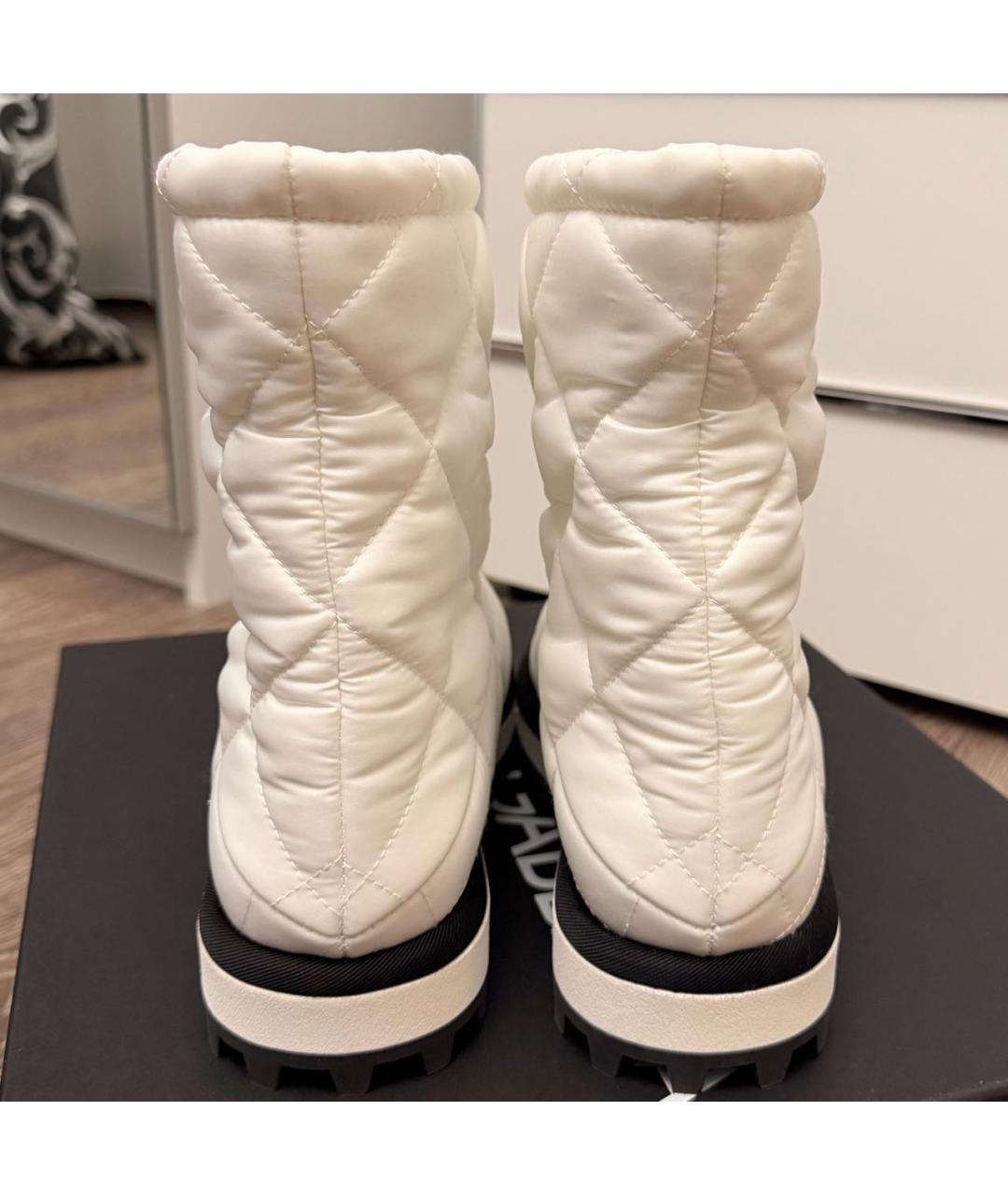 DOLCE&GABBANA Белые полусапоги, фото 4