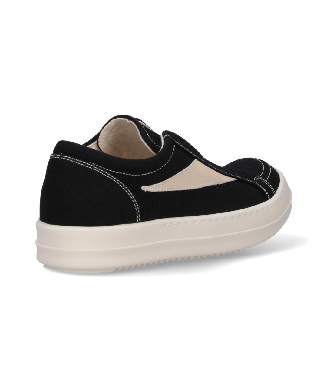 RICK OWENS DRKSHDW Черные замшевые кроссовки, фото 4