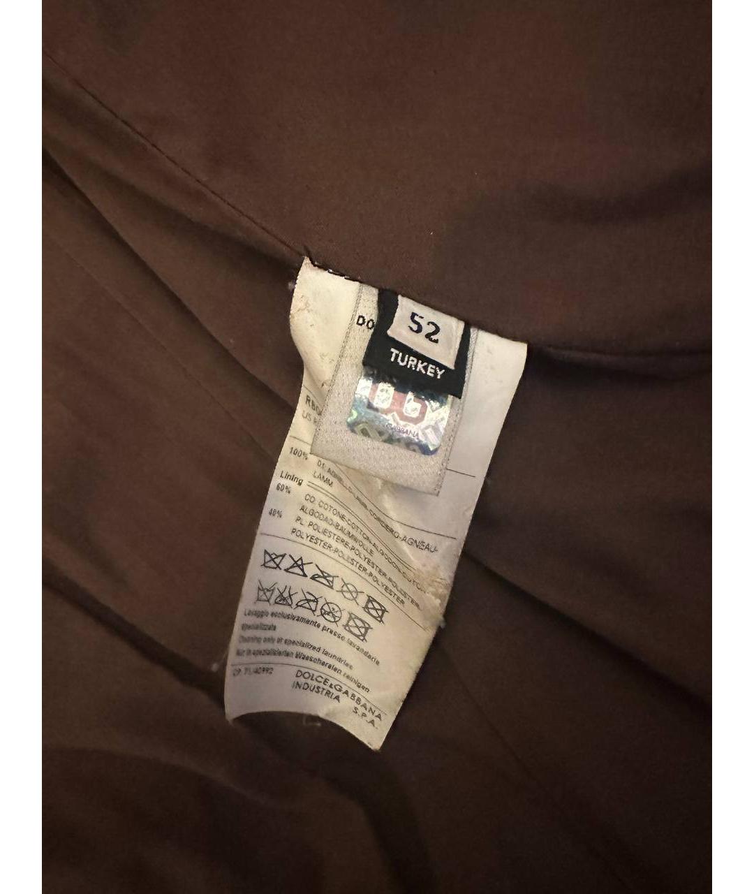 DOLCE&GABBANA Бордовая кожаная куртка, фото 6