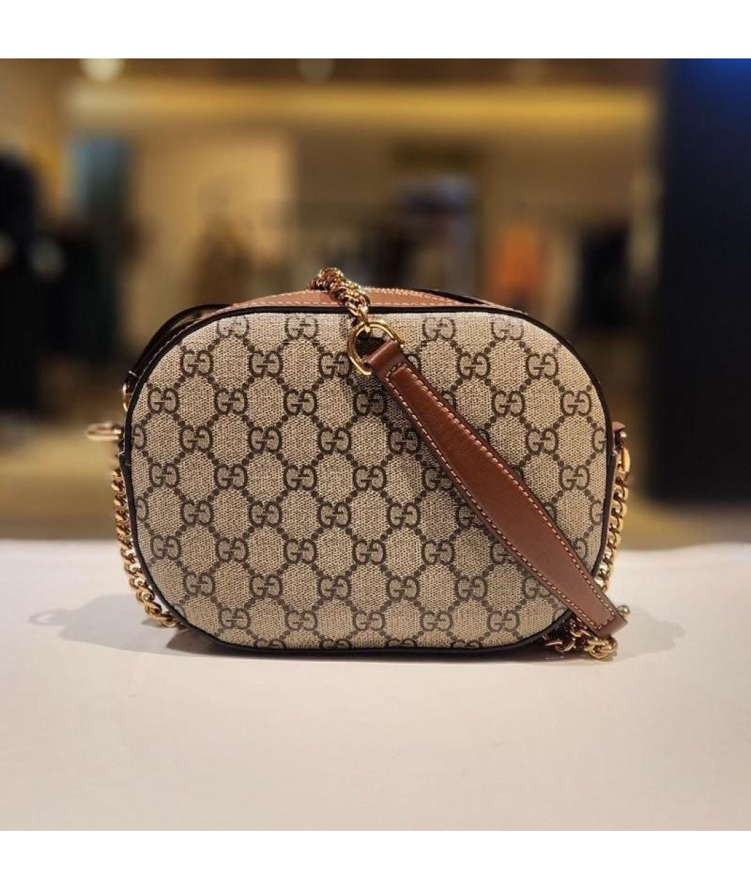 GUCCI Бежевая сумка через плечо, фото 5